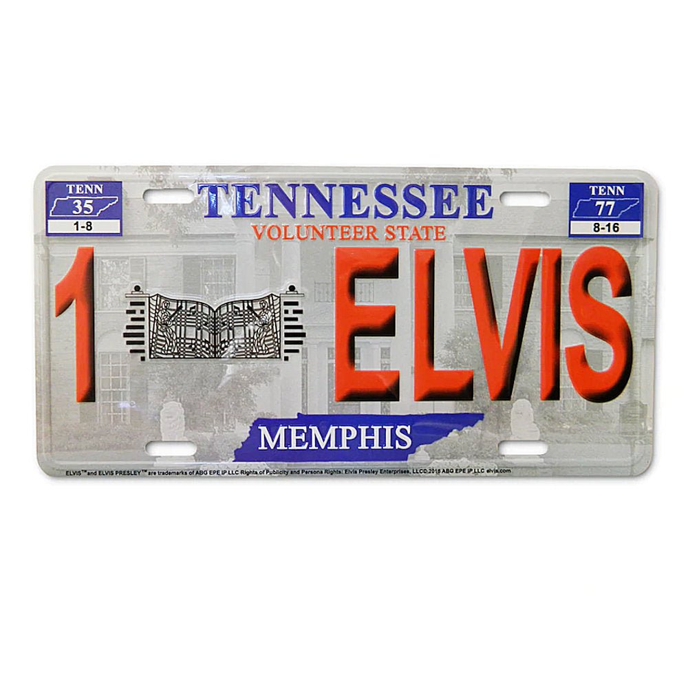 ELVIS PRESLEY エルヴィスプレスリー (生誕 90周年 ) - 1 - ELVISライセンス・プレート / インテリア置物 - PGS